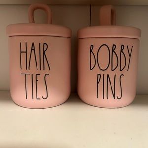 Rae Dunn - Bobby pin & hair tie holder